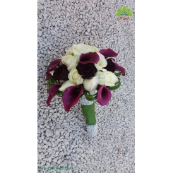 دسته گل عروس روز نامزدی کد DF01304
