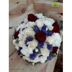 دسته گل عروس رنگارنگ کد DF03804