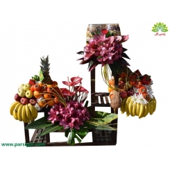 تزئین سبد میوه لاکچری ویژه شب یلدا کد YL01601